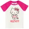 Cool Club, T-shirt dziewczęcy, prążkowany, biały, Hello Kitty