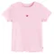 Cool Club, T-shirt dziewczęcy, prążkowany, różowy