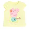 Cool Club, T-shirt dziewczęcy, żółty, Świnka Peppa