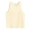 Cool Club, Top dziewczęcy bez rękawów, prążkowany, żółty