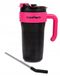 CoolPack, Coffee Mug Jumbo, kubek termiczny, Pink Black, 860 ml