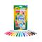 Crayola, mini flamastry stożkowe, zmywalne, 14 szt.