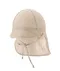 Czapka dziecięca safari, wiązana, beżowa, Iltom