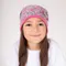 Czapka dziewczęca, różowa, Nicol