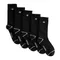 Czarne wysokie skarpetki unisex 5-pack NOWEAR