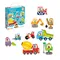 CzuCzu, Pojazdy na budowie, puzzle progresywne, 2+