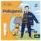 Czytaj z Albikiem. Mini książeczka. Zawody. Policjanci