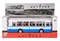 Daffi, Kolekcja Polskiej Motoryzacji, Autosan H9-20, autobus PKS, model pojazdu, 1:43, niebiesko-biały