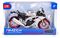 Daffi, RMZ City, Aprilia RSV4 RR 2020, motocykl, model metalowy, srebrny, 1:12