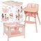 Decuevas, krzesełko do karmienia i łóżeczko dla lalek 2w1