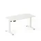 Entelo, Axio, biurko elektryczne regulowane, rozmiar 5-6, 120-60 cm, biały