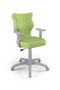 Entelo, Duo, krzesło biurowe z podłokietnikami, wzrost 159-188 cm, zielone