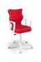 Entelo, Norm, krzesło biurowe z podłokietnikami, wzrost 159-188 cm, czerwone