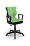 Entelo, Norm, krzesło biurowe z podłokietnikami, wzrost 159-188 cm, piłki