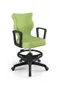 Entelo, Norm, krzesło biurowe z podnóżkiem i podłokietnikami, wzrost 159-188 cm, zielone