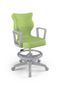 Entelo, Norm, krzesło biurowe z podnóżkiem i podłokietnikami, wzrost 159-188 cm, zielone