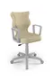 Entelo, Norm, krzesło młodzieżowe z podłokietnikami, wzrost 146-176,5 cm, beżowe