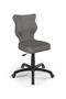 Entelo, Petit, krzesło biurowe, wzrost 159-188 cm, ciemno szare