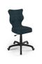 Entelo, Petit, krzesło biurowe, wzrost 159-188 cm, granatowe