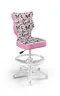 Entelo, Petit, krzesło dziecięce z podnóżkiem, wzrost 119-142 cm, motylki