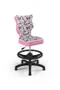 Entelo, Petit, krzesło dziecięce z podnóżkiem, wzrost 119-142 cm, motylki