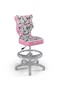 Entelo, Petit, krzesło dziecięce z podnóżkiem, wzrost 133-159 cm, motylki