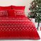 Eurofirany, komplet pościeli świątecznej, Noel, 160-200 cm, czerwony