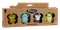 Fuggler, Count Undergoo Mcgoo Green, Gaptooth Mcgoo Blue, Sketchy Squirrel Grey, Munch Munch Green, figurki kolekcjonerskie, 4 szt.