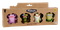 Fuggler, Gaptooth Mcgoo Lilac, Indecisive Monster Green, Munch Munch Tie-Dye, Count Underoo Mcgoo Green, figurki kolekcjonerskie, 4 szt.