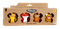 Fuggler, Indecisive Monster Yellow, Sketchy Squirrel Red, Count Undergoo Mcgoo Orange, Oogah Boogah Leopard, figurki kolekcjonerskie, 4 szt.
