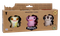 Fuggler, Munch Munch Tie-Dye, Gaptooth Mcgoo Lilac, Annoyed Alien Brown, figurki kolekcjonerskie, 3 szt.