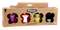Fuggler, Squidge Purple, Sketchy Squirrel Red, Rabid Rabbit Green, Wide Eyed Weirdo Black, figurki kolekcjonerskie, 4 szt.