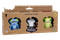 Fuggler, Wide Eyed Weirdo Blue, Sketchy Squirrel Grey, Munch Munch Green, figurki kolekcjonerskie, 3 szt.