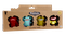 Fuggler, Wide Eyed Weirdo Red, Gaptooth Mcgoo Bluem, Count Undergoo Mcgoo Green, Grin Grin Brown, figurki kolekcjonerskie, 4 szt.