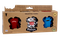 Fuggler, Wide Eyed Weirdo Red, Oogah Boogah Zebra, Gaptooth Mcgoo Clue, figurki kolekcjonerskie, 3 szt.