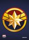 Gamegenic, Marvel Champions Art Sleeves (66 mm x 91 mm), Captain Marvel, koszulki, 50+1 szt.