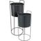 Home Styling Collection, Idem, kwietniki metalowe, 2 szt.