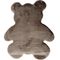Home Styling Collection, Miś, dywan dziecięcy z imitacji futra, taupe, 100-85 cm