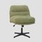 Homla, Cordivo, fotel, sztruksowy obrotowy, oliwkowy, 66-71-83 cm
