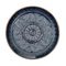 Homla, Indie, talerz, granatowy, 15 cm