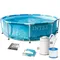 Intex, basen ogrodowy, stelażowy z pompą, 305-76 cm