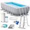 Intex, basen stelażowy, 400-200-122 cm, zestaw 10w1