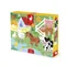 Janod, puzzle sensoryczne, farma, 20 elementów