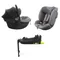 Kinderkraft, Endura Safe, 3w1, fotelik samochodowy, grey