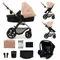 Kinderkraft, Moov 2, wózek wielofunkcyjny, 3w1, Sand Beige