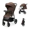 Kinderkraft, Trig 3, wózek spacerowy z tacką, Velvet Mocca