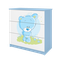 Kocot Kids, Babydreams, komoda, niebieska, niebieski miś