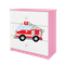 Kocot Kids, Babydreams, komoda, różowa, straż pożarna