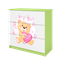 Kocot Kids, Babydreams, komoda, zielona, miś motylki