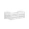 Kocot Kids, Classic 1, łóżko z szufladą, białe, 80-180 cm